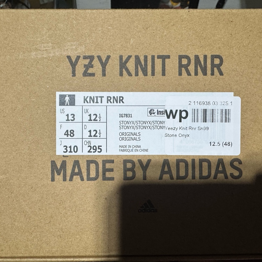 Adidas YZY Knit RNR in Stone Onyx